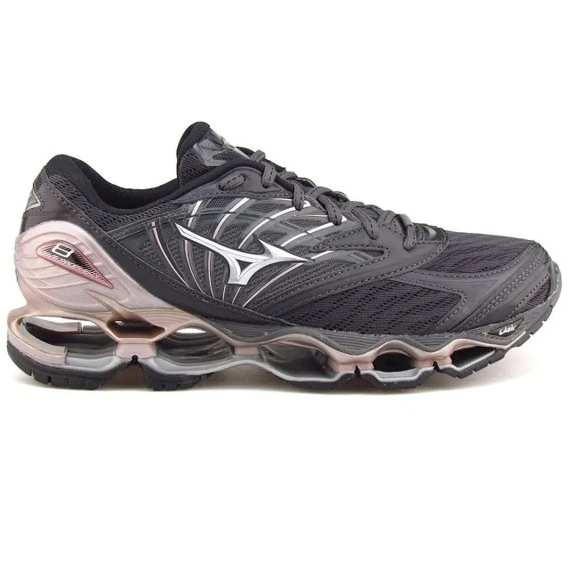 Tenis Mizuno Wave Prophecy 8 Cinza Rosa Novo Original Caixa