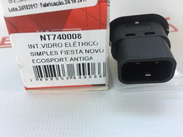 interruptor de vidro elétrico simples para fiesta novo e ecosport antiga, novo  - Foto 3