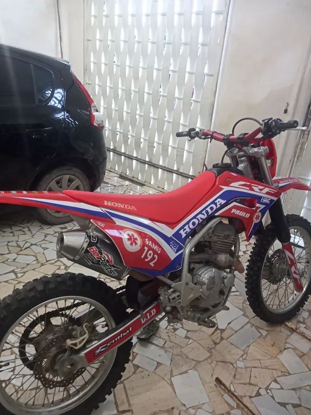 MINHA ANTIGA MOTO DE TRILHA CRZ 230 MOTOR MEXIDO . 