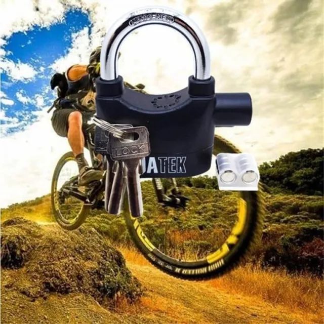 Cadeado Antifurto Com Alarme Lk-bl16 Luatek - Foto 2