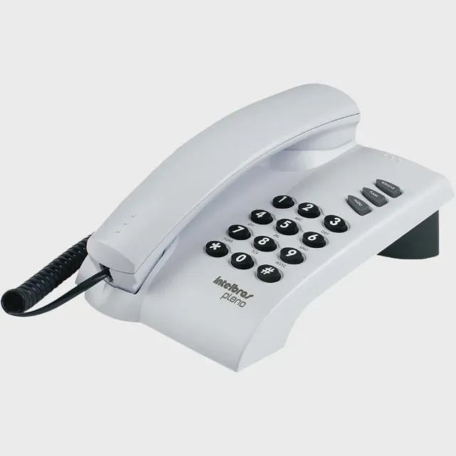 Telefone intelbras com fio pleno Cinza -Aparelho Telefonico -Loja Coimbra Computadores - Foto 5