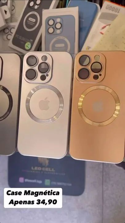 Cases diversas para iPhone 