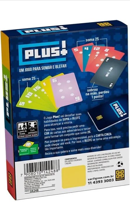 jogo plus + grow