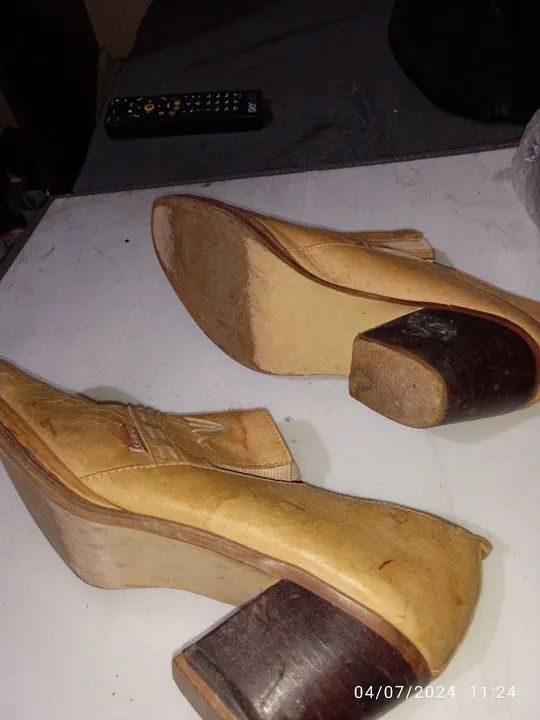 Bota cano curto em couro Remiks - Foto 5
