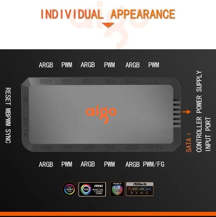 CONTROLADORA AIGO ARGB COM CONTROLE LACRADA - Foto 4