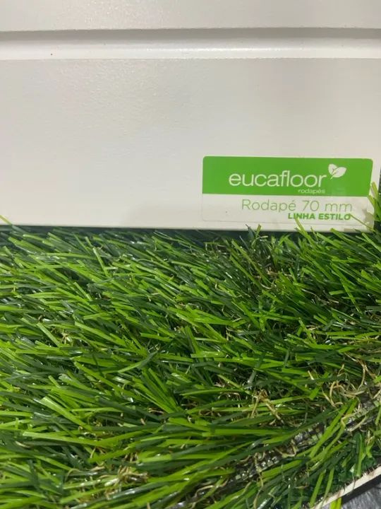 Rodapé mdf branco eucafloor  - Foto 2