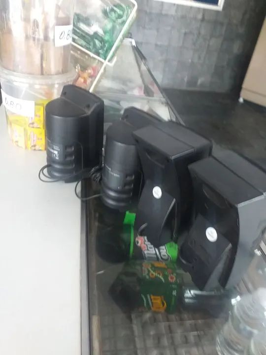 4 caixinhas de som para computador - Foto 4