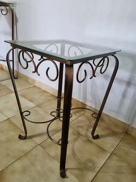 Conjunto Aparador retangular + mesa lateral quadrada65573818752642124