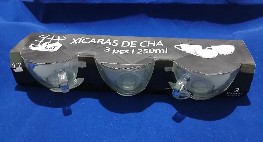 Xícaras de Chá  250 ml. Em Vidro    - Foto 3
