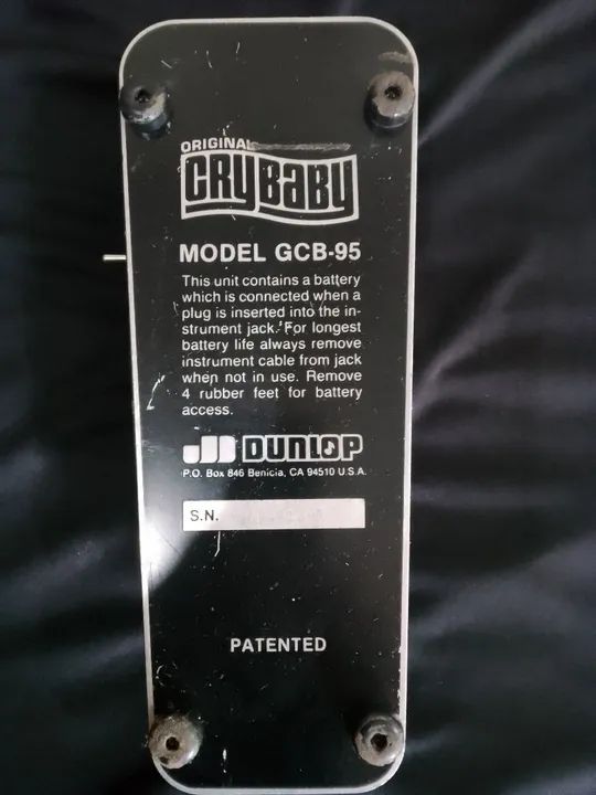 Pedal de Guitarra Dunlop Cry Baby GCB-95 Original