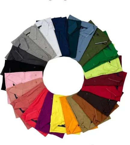 Polos Piquet Slim Masculinas 