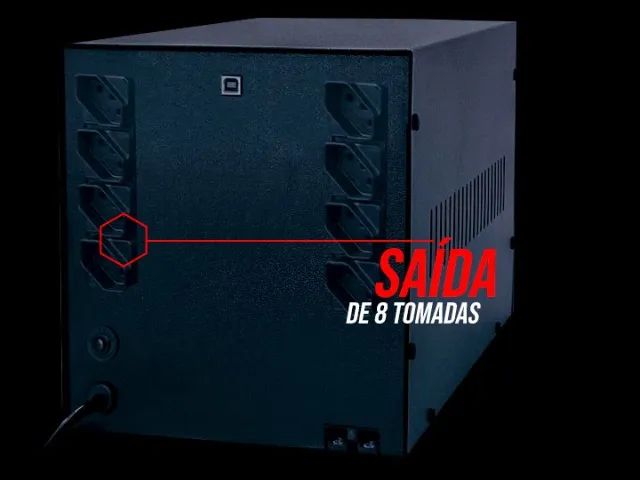 nobreak UPS senoidal universal 2200VA tsshara 4420  2.2KVa - Foto 4