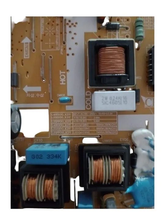 Placa Fonte UN40K6500KG Samsung - Foto 3