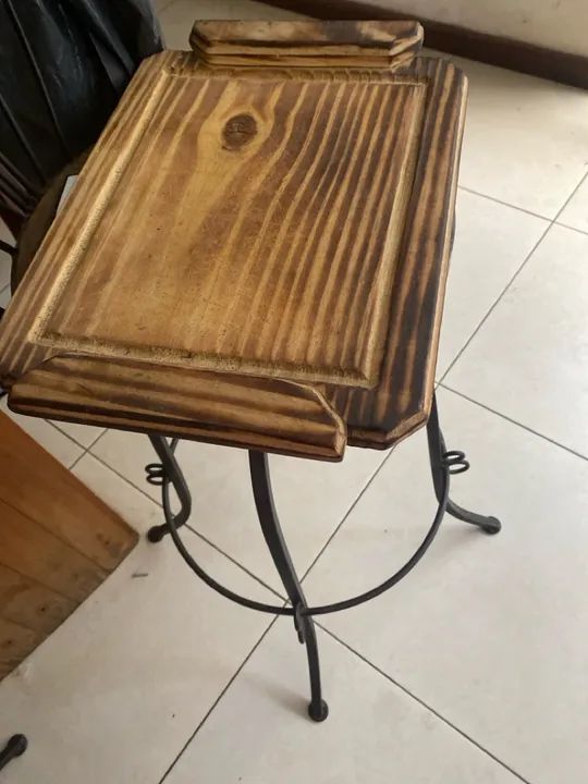 Tábua para Petiscos de Madeira Rústica - Foto 3