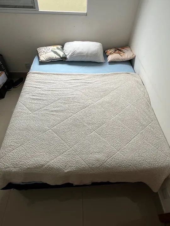 Cama de casal com colchão - Foto 3