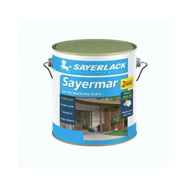 Verniz Marítimo Sayermar Brilhante Transparente - Sayerlack 750ml
