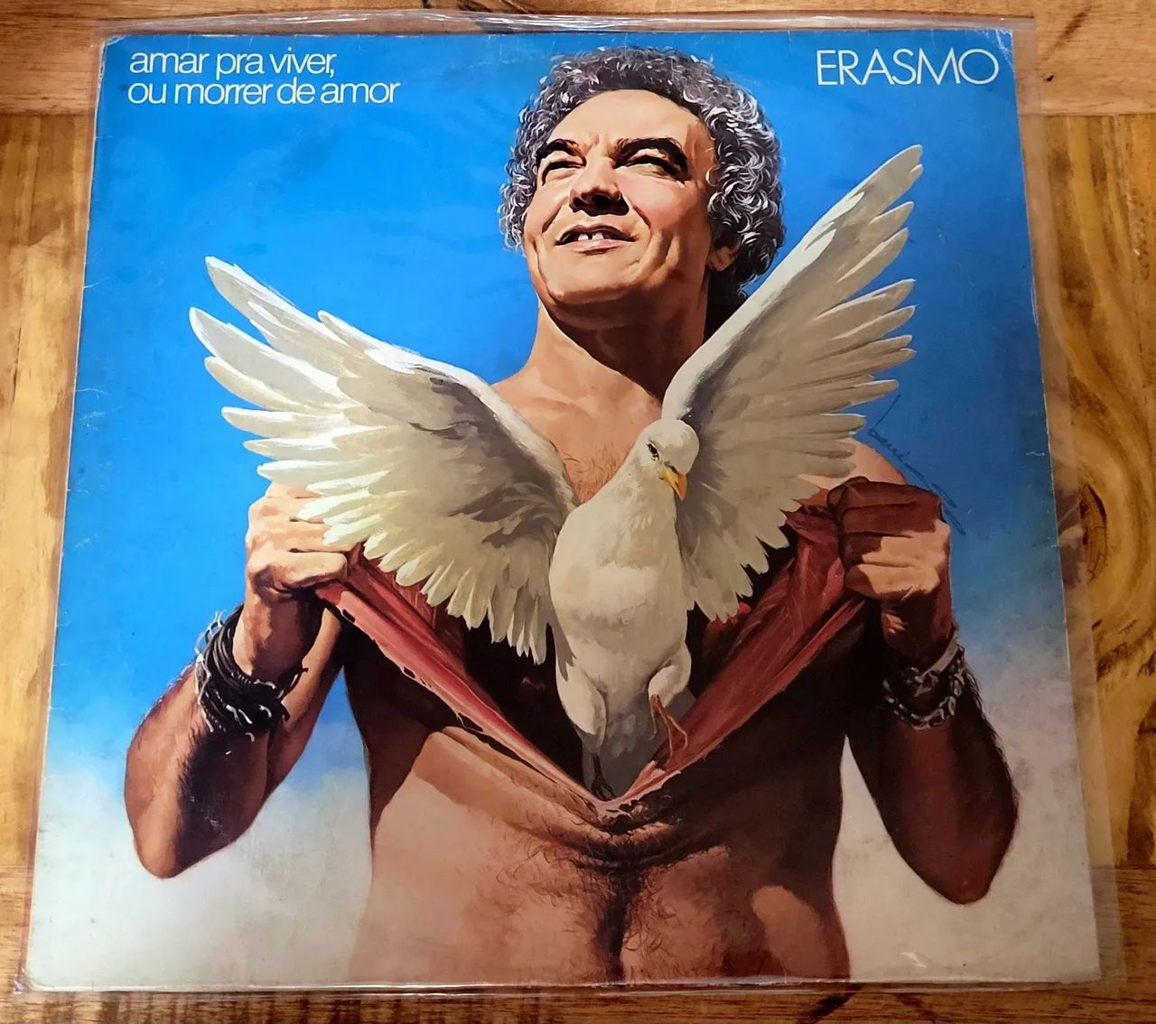 Erasmo Carlos - Amar pra viver ou morrer de amor - LP com Encarte 