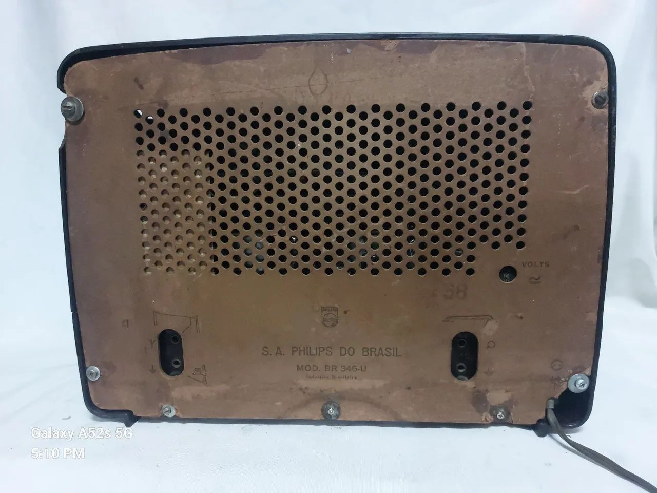 Rádio Antigo Philips modelo BR 346U funcionando  - Foto 5