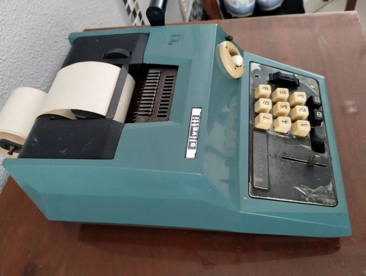 Máquina de Calcular Olivetti Antiga - Foto 3