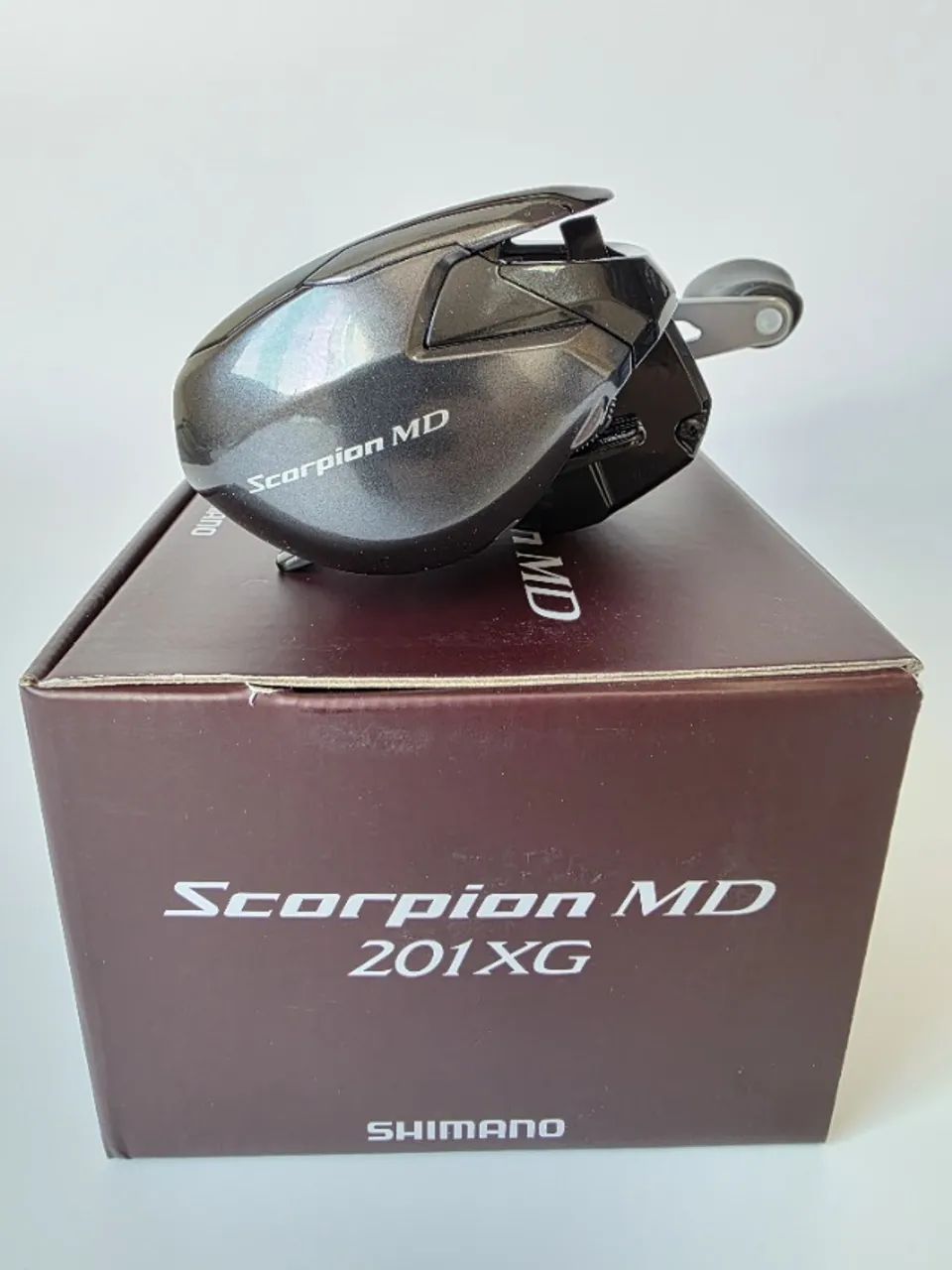 SHIMANO Scorpion MD 201XG リール Carretilha Shimano Scorpion Md 201xg Esquerda