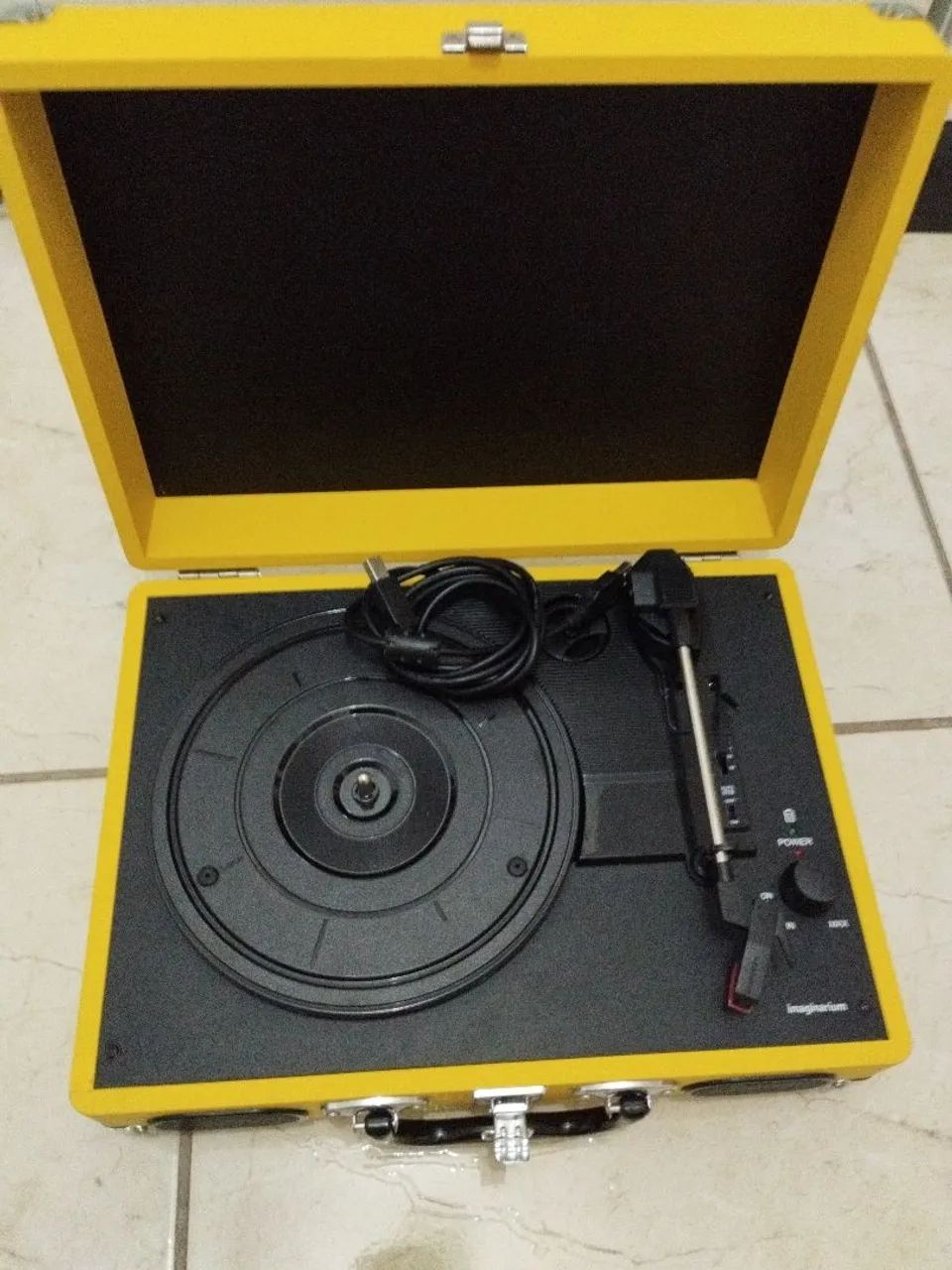 Toca disco de vinil maleta Imaginarium 