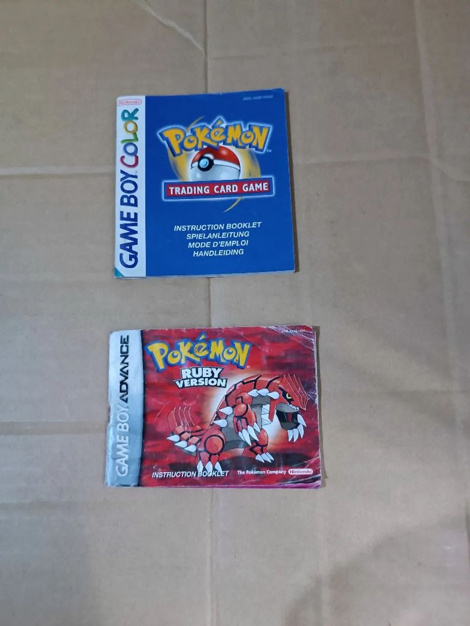 Manuais Originais Pokémon - Game Boy