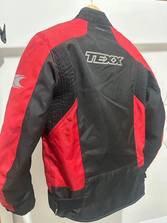 Jaqueta de Moto Texx - Vermelha e Preta - Tamanho M