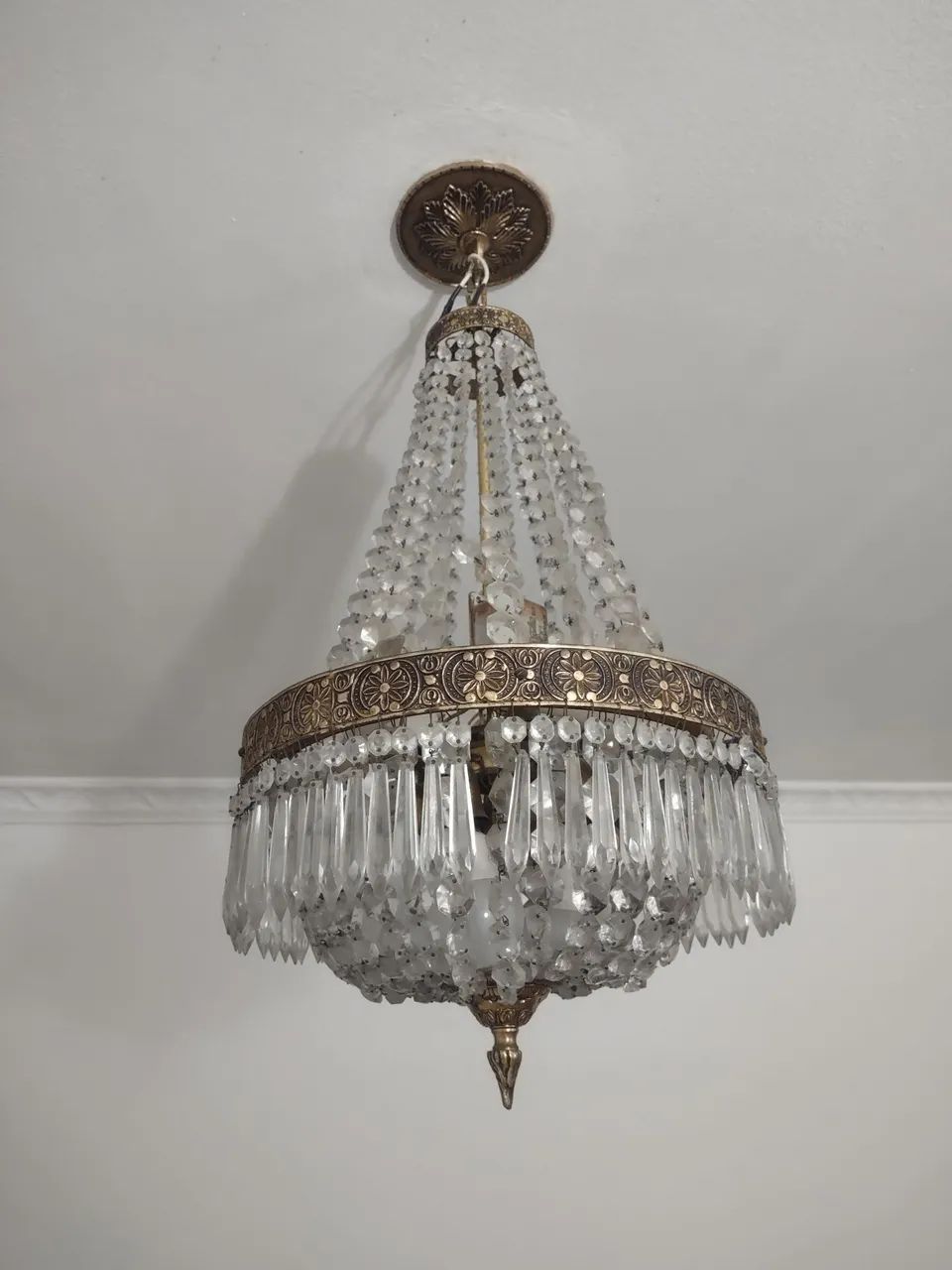 Lustre de Cristal Vintage - Foto 2