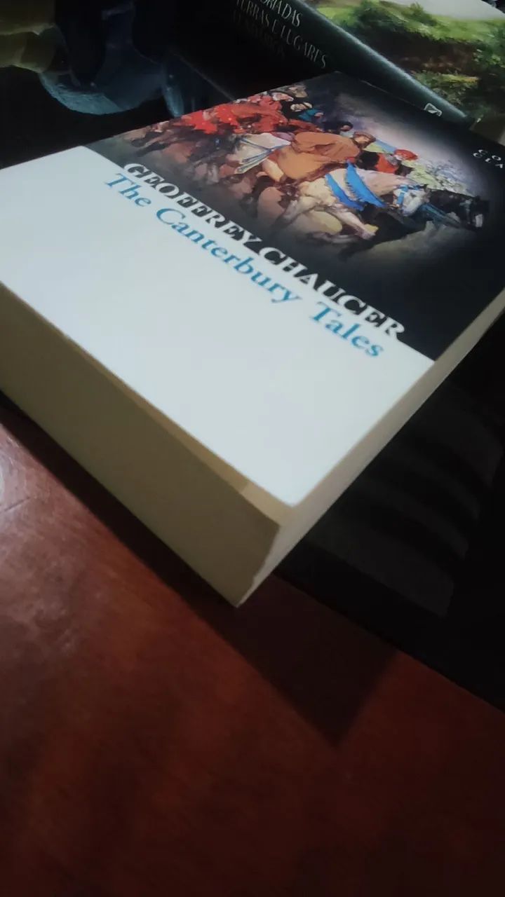 Livro inglês The Canterbury Tales de Geoffrey Chaucer (Collins Classic) - Foto 3
