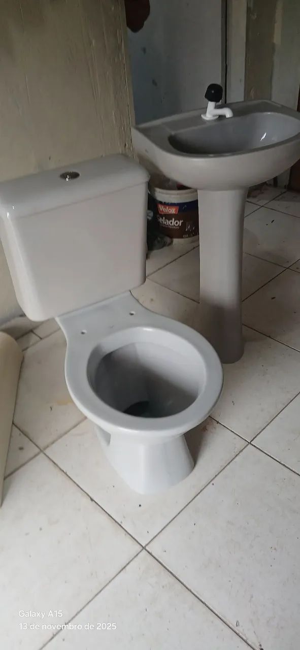 Vaso acoplado cinza - Foto 2