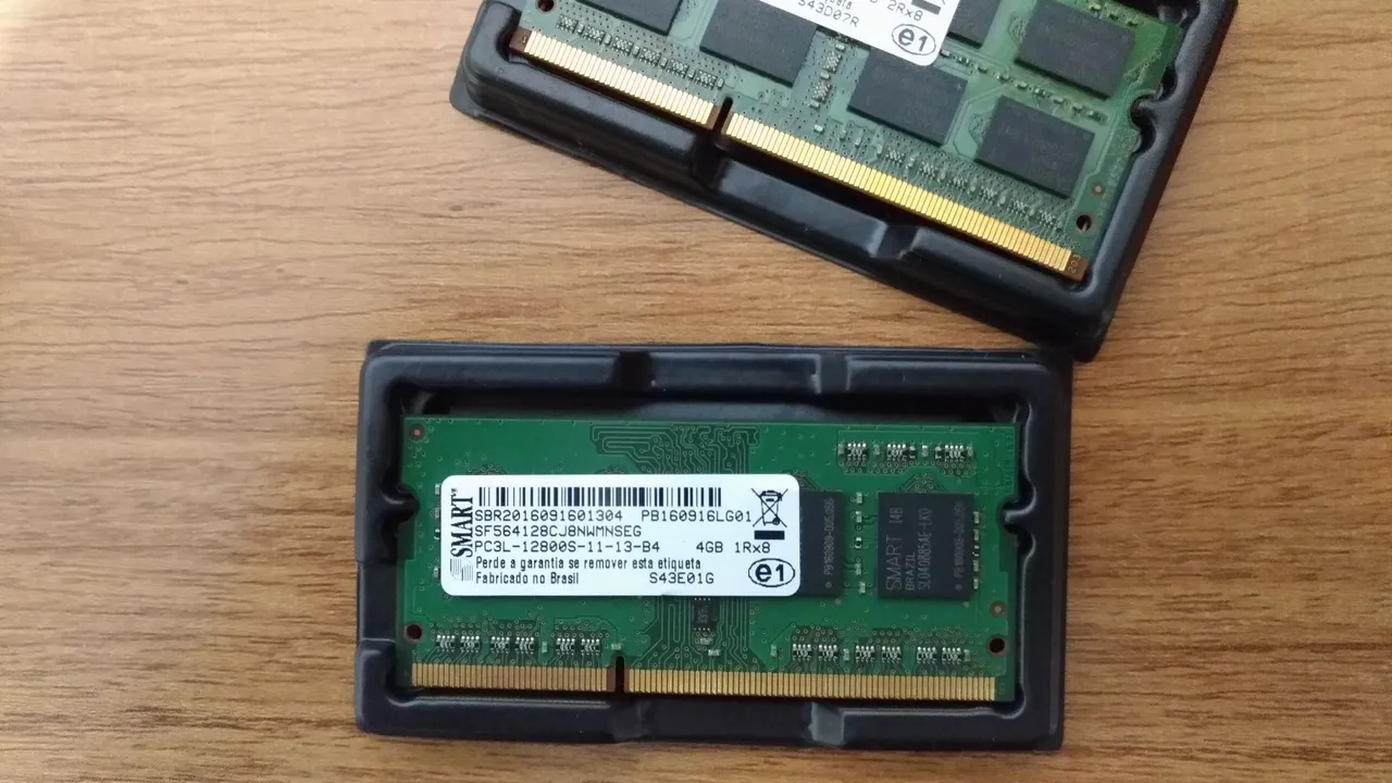 Memória RAM 4GB DDR3 Notebook SMART. Cada