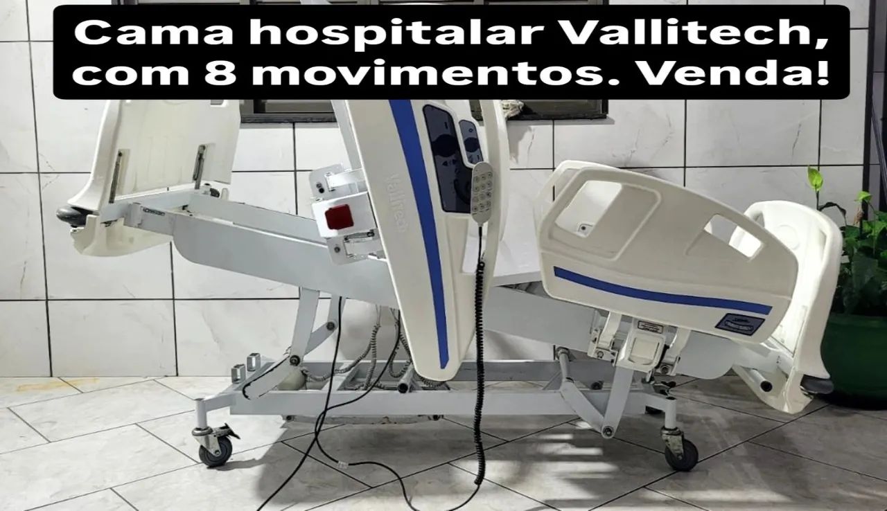 Cama hospitalar com elevação de altura 