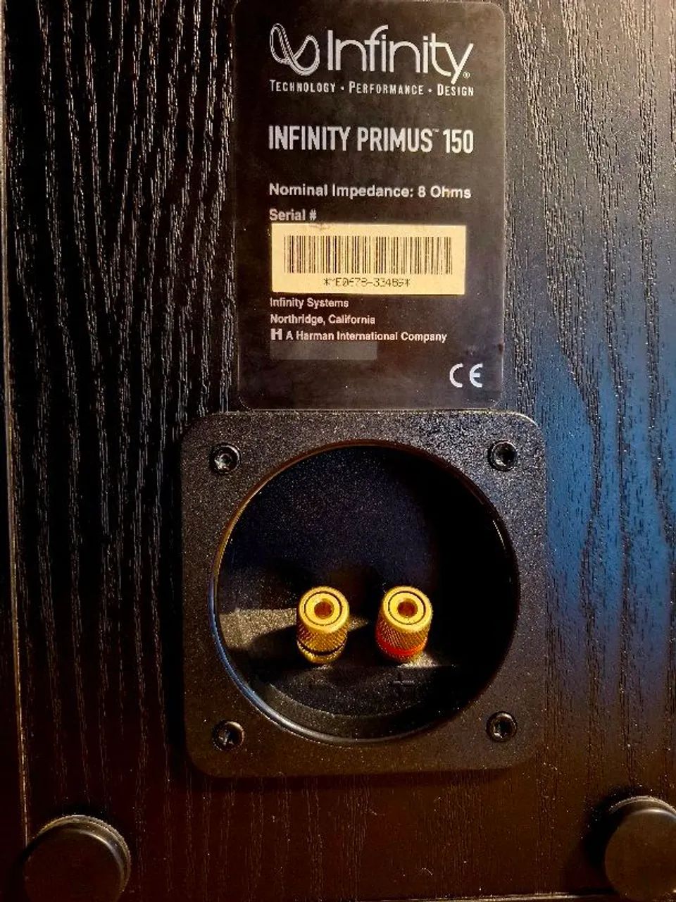Caixas acusticas INFINITY PRIMUS p150 100W 8ohms 88dB 5.25" 58Hz - Foto 6