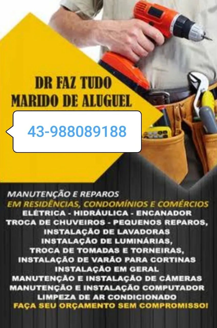 Marido de aluguel montador de móveis 