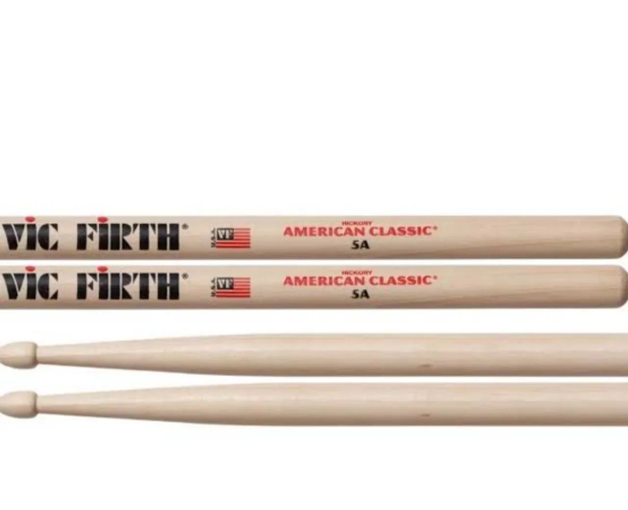 Baqueta Vic Firth American Classic 5A Hickory  - Foto 3