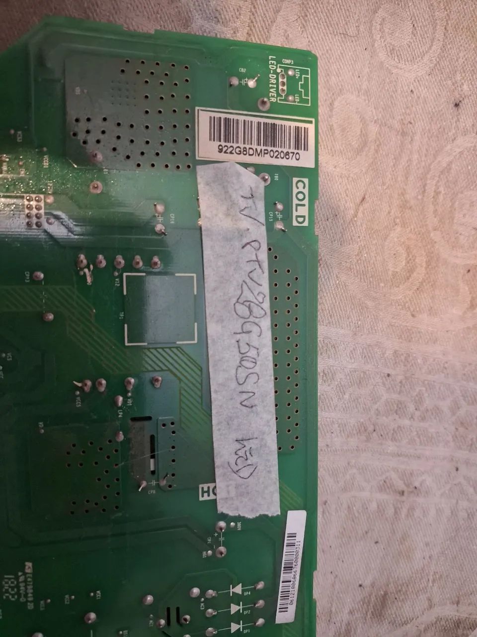Placa principal e fonte ptv28g50sn led