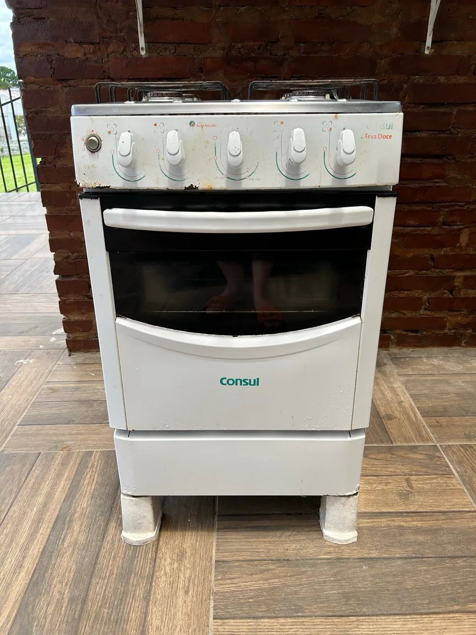 Fogão 4 Bocas Erva Doce Cônsul - Foto 2