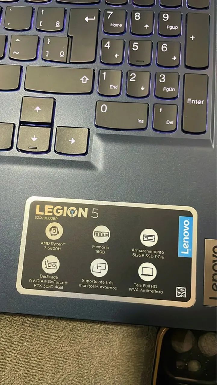 Notebook Gamer Lenovo Legion 5 (Ryzen 7) - Foto 2
