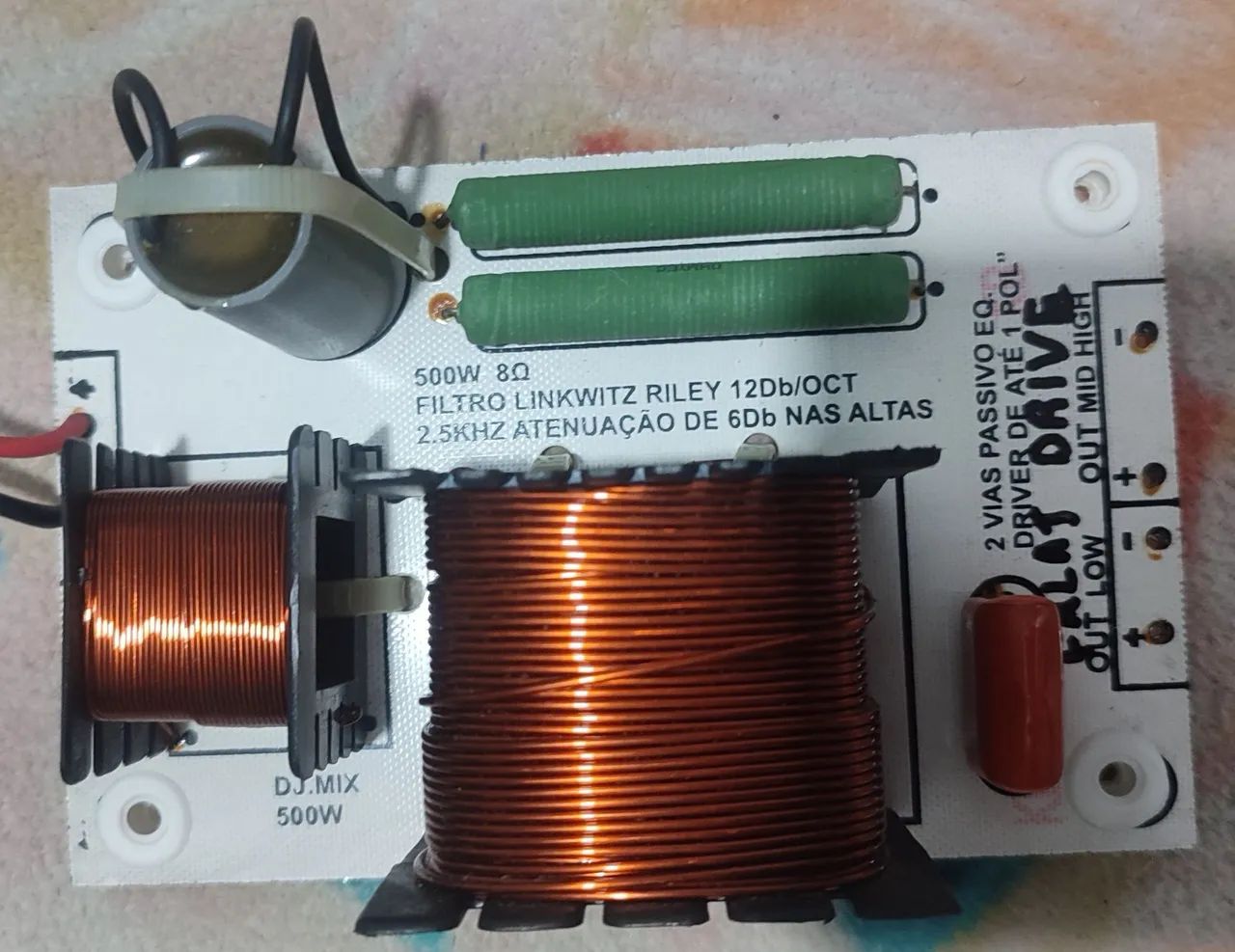 Placa drive de frequência 2x 500 rms