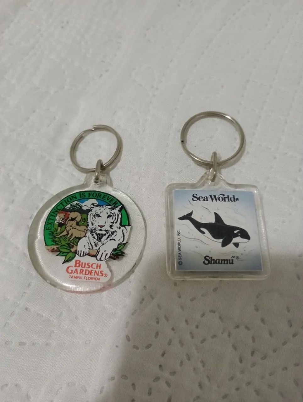 Dupla de chaveiros vintage Orlando