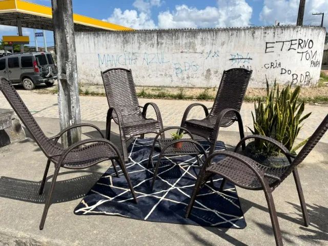 JOGO DE ÁREA DE FIBRA 5 PEÇAS - Foto 3