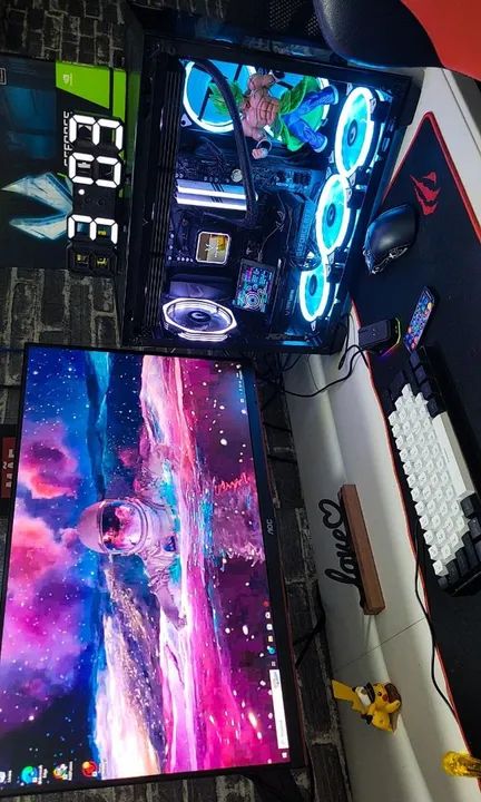 PC GAMER NOVO RTX 3060 TI- 32GB DE RAM 