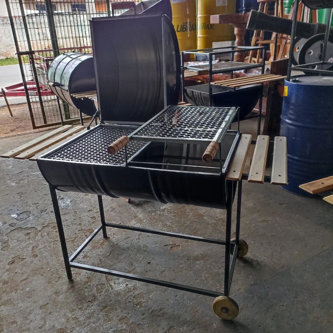 Churrasqueira de tambor: churrasco perfeito com qualidade e praticidade.  - Foto 3