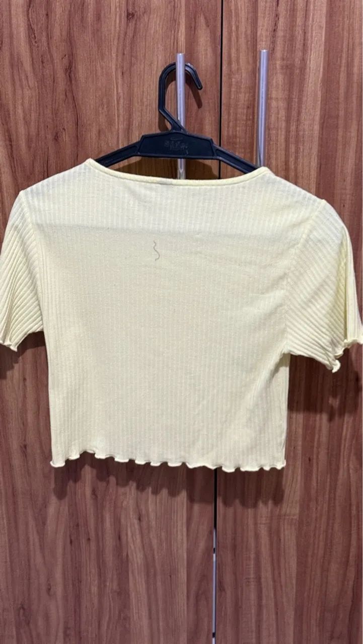 Blusa Cropped Canelada 'Let it Shine' - Foto 2