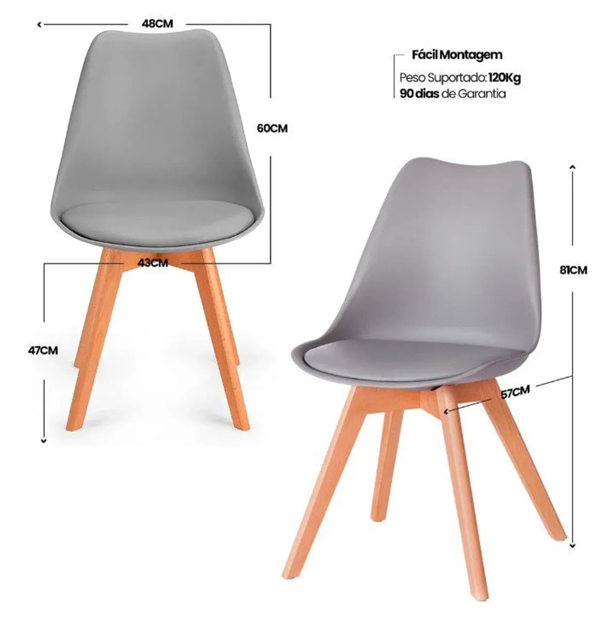 Cadeira Moderna com Design Inovador - Foto 3