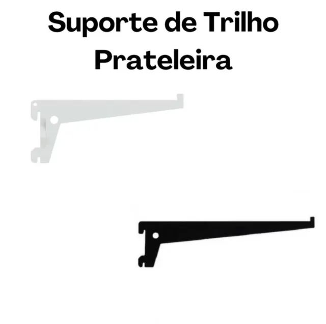 Kit 20 Suporte para trilho de prateleira
