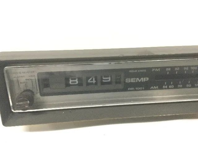 radio relogio antigo semp  - Foto 5