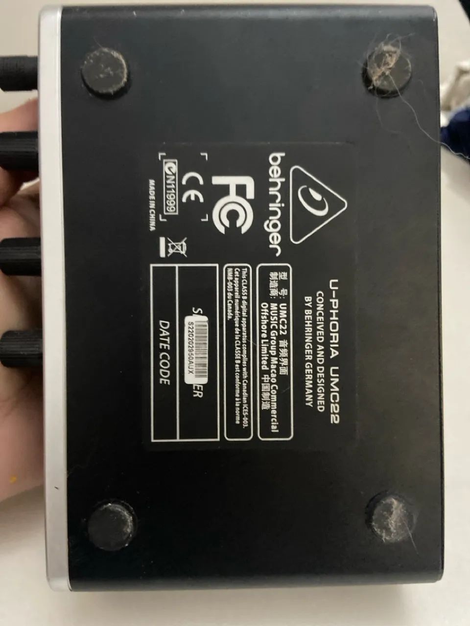 Behringer UMC22 - perfeito estado - Foto 2