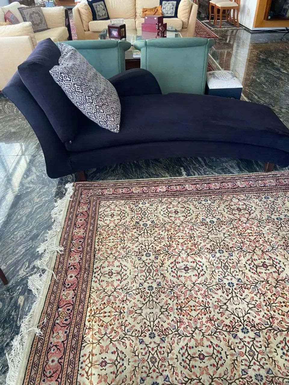 Chaiselong preta (divã, espreguiçadeira) - Foto 2