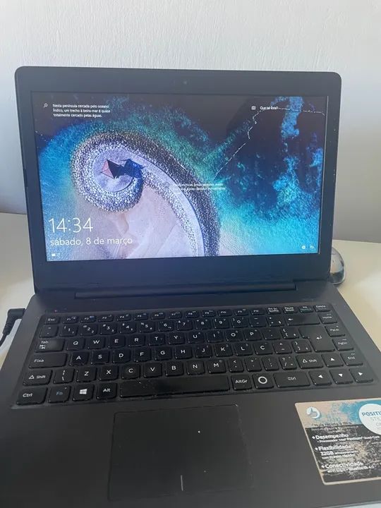 Notebook Positivo funcionando R$ 350